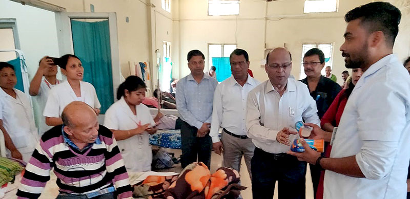 A doctor-patient interactive session at the PCU